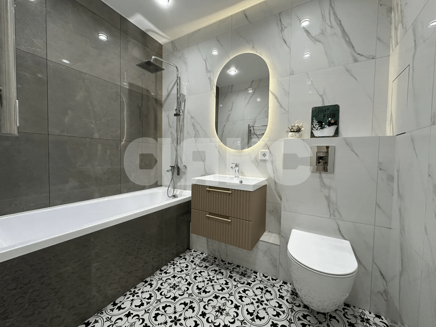 Фото №16: 2-комнатная квартира 60 м² - Тула, Привокзальный территориальный округ, мкр. ЖК Дома Цвета Кофе, ул. Генерала Маргелова, 3к3