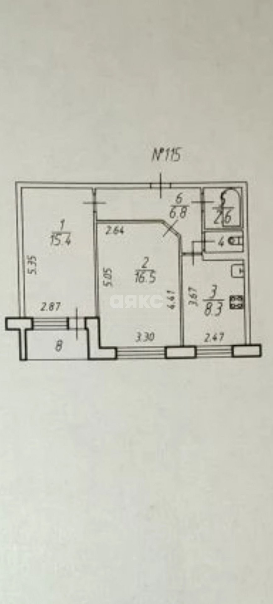 Фото №18: 2-комнатная квартира 50 м² - Тула, мкр. Зареченский территориальный округ, ул. Луначарского, 57